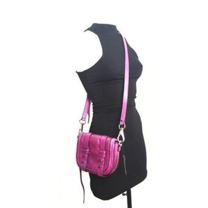 she + lo 'Uncharted' Leather Crossbody-Plum